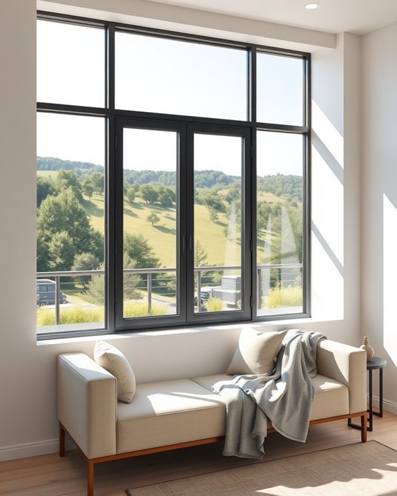 oversized windows custom frames