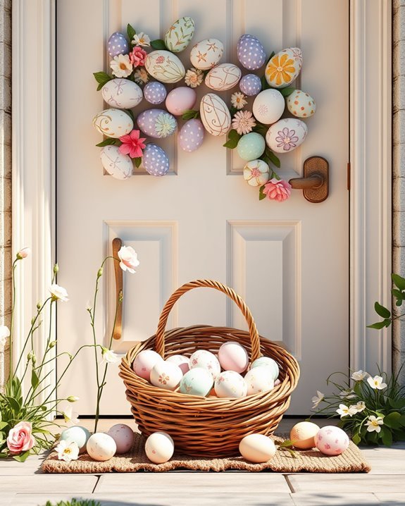 painted eggs for decoration