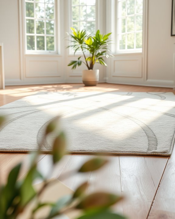 painted rugs diy project