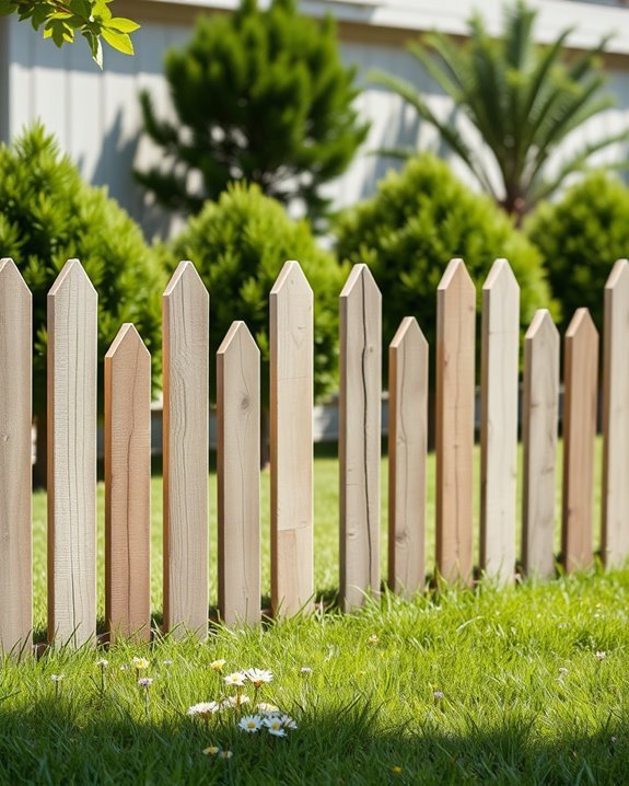 pallet picket fence project