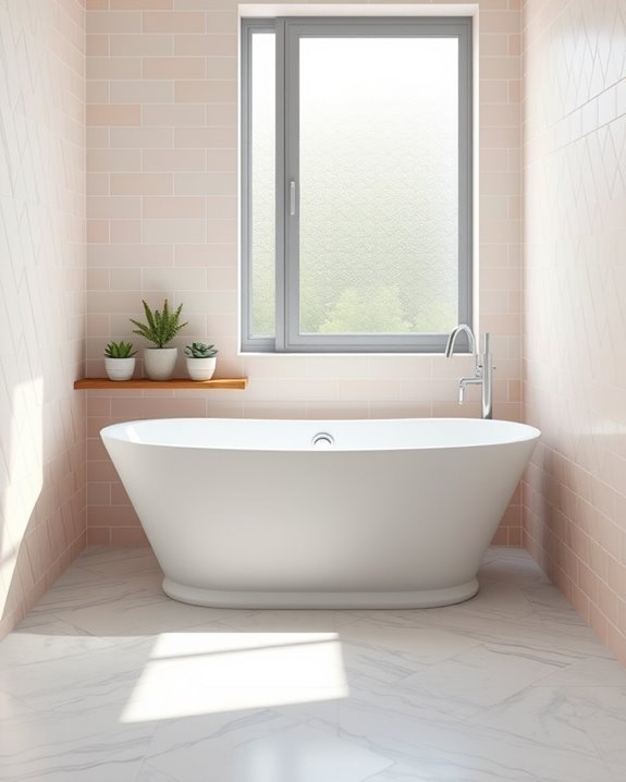 pastel shades create tranquility