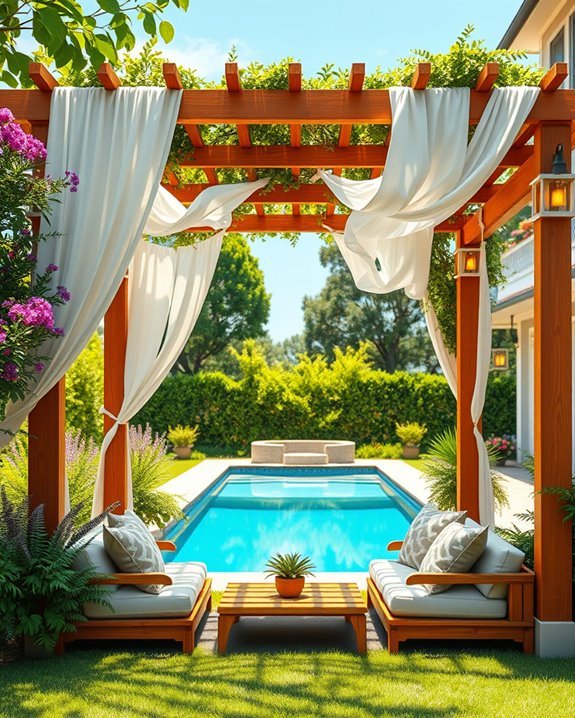 pergola for shade comfort