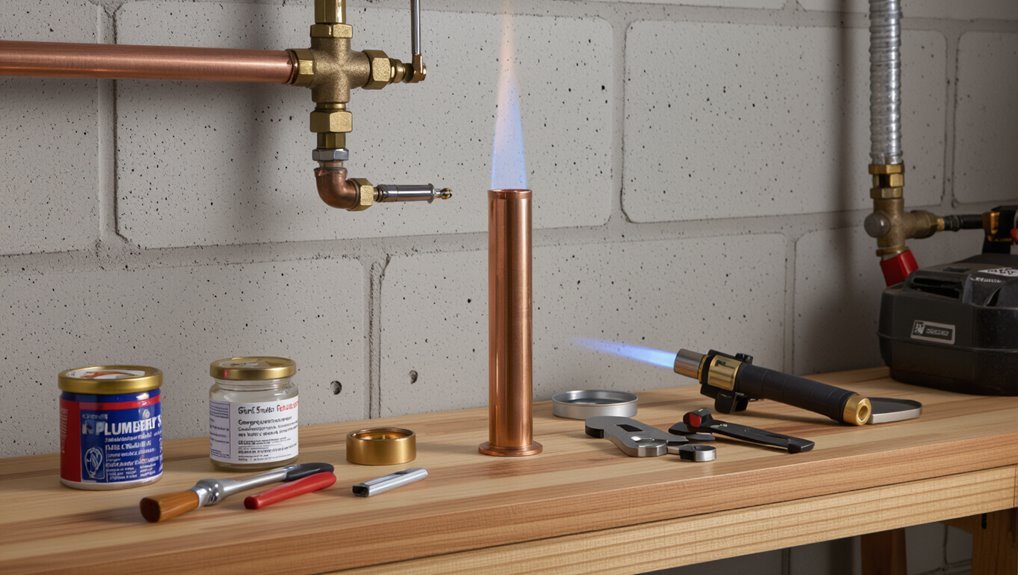 permanent capping copper pipes
