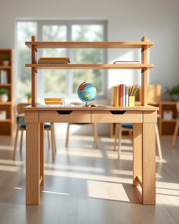 personalized adjustable study table
