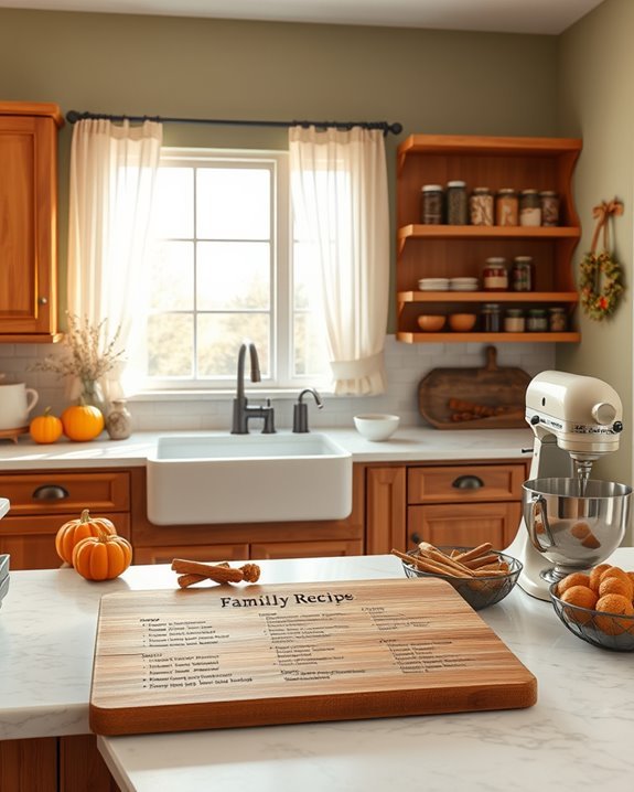 personalized autumn recipe boards