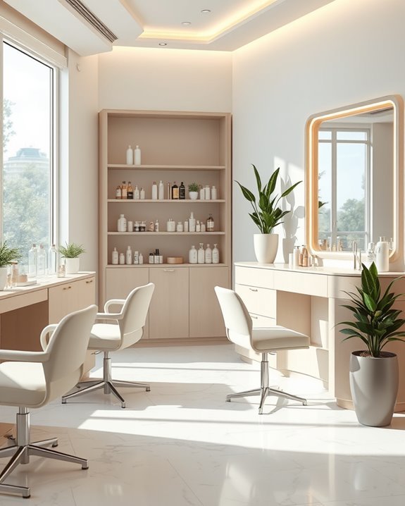 personalized beauty service stations