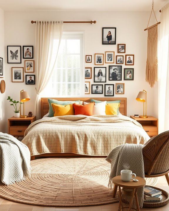 personalized boho photo displays