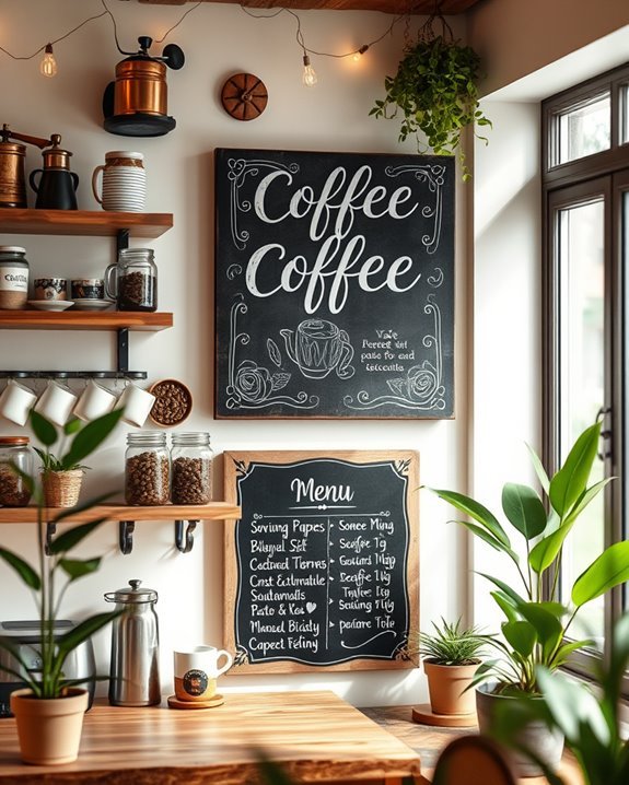 personalized coffee bar decor