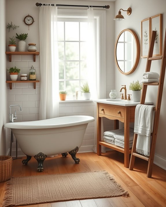 personalized cottage bathroom decor