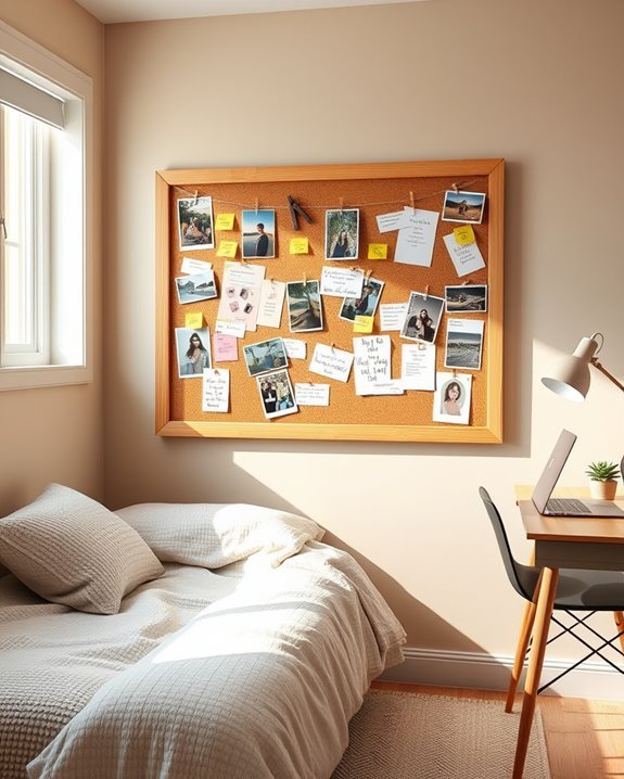 personalized diy corkboard creation