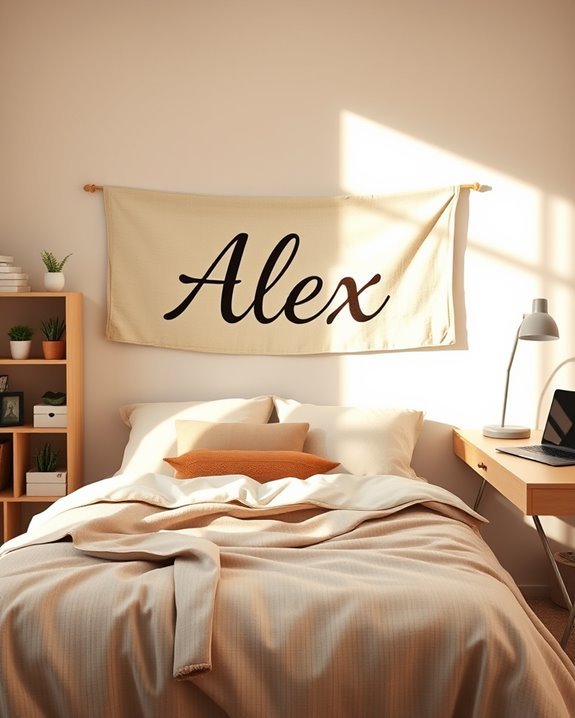 personalized dorm room decor