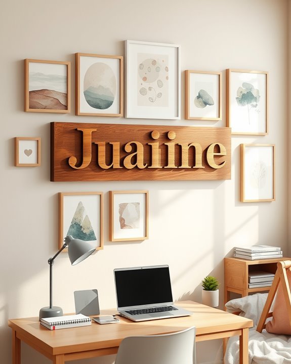 personalized dorm room decor