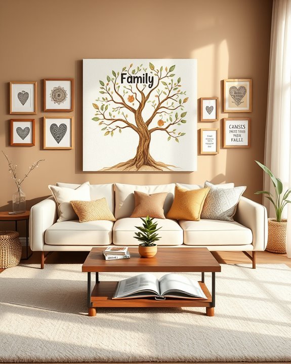personalized family art collection