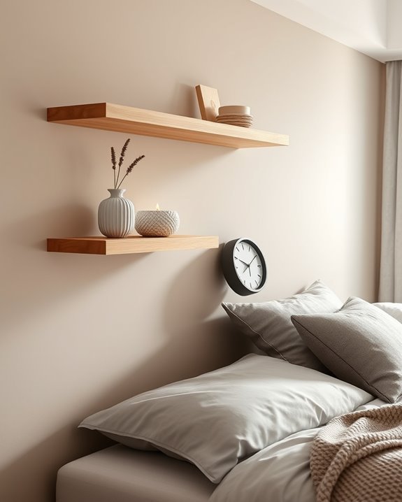 personalized floating shelf decor