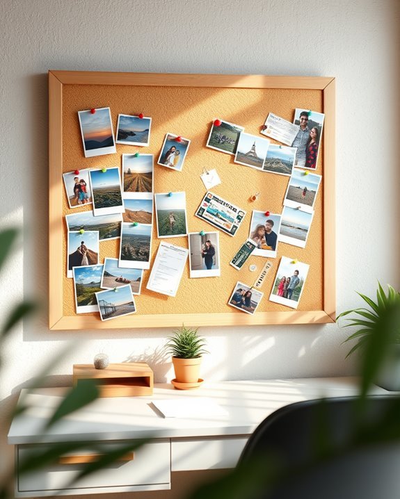 personalized memento display board