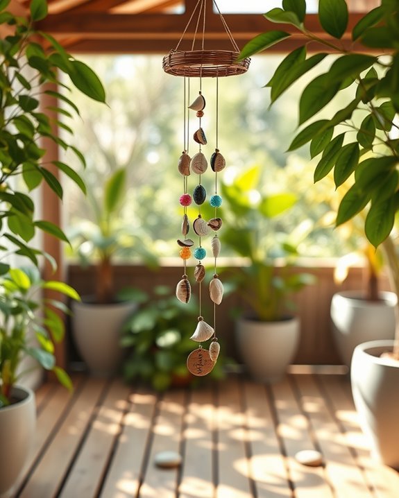 personalized outdoor wind chimes