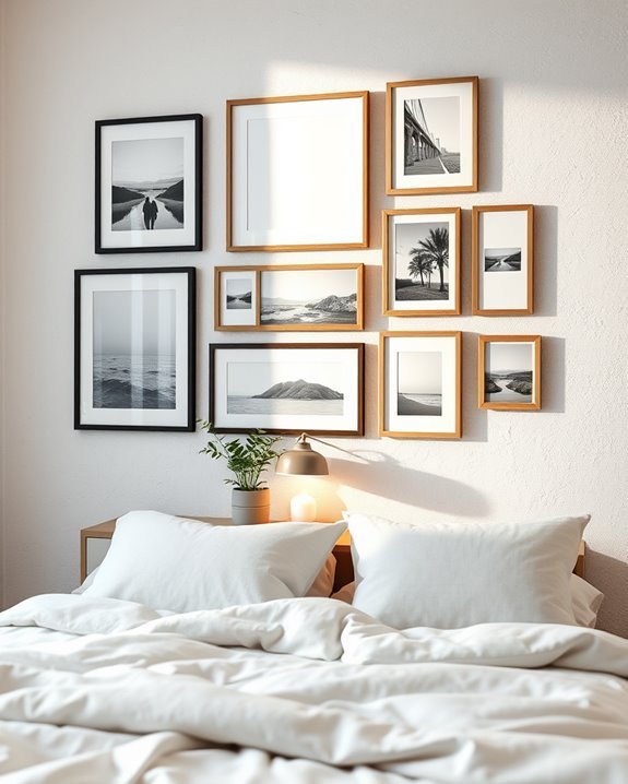 personalized photo gallery wall