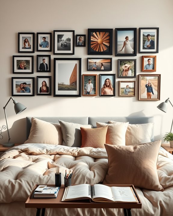 personalized photo gallery wall