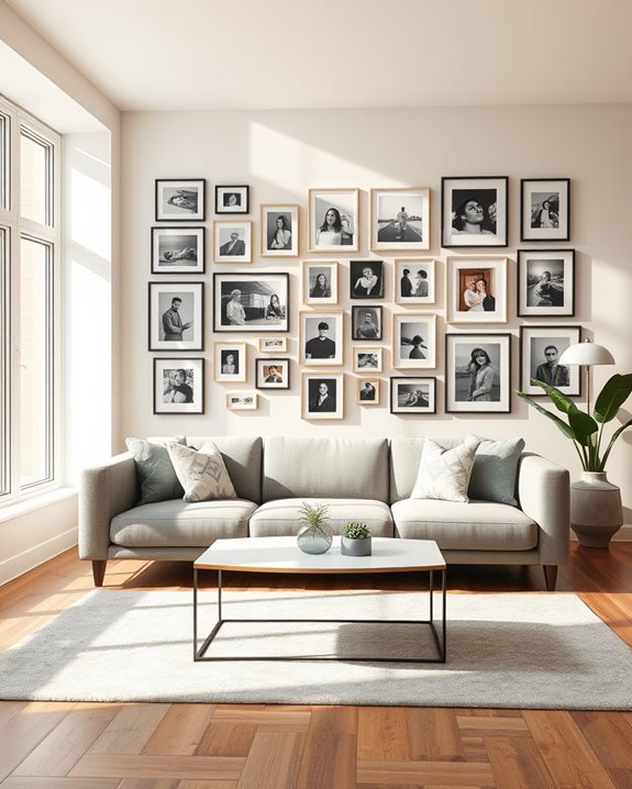 personalized photo wall gallery