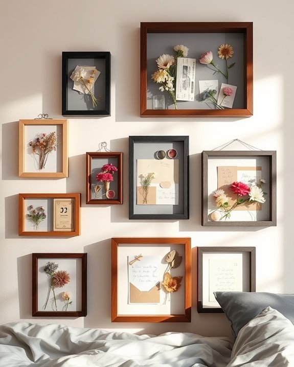 personalized shadow box displays