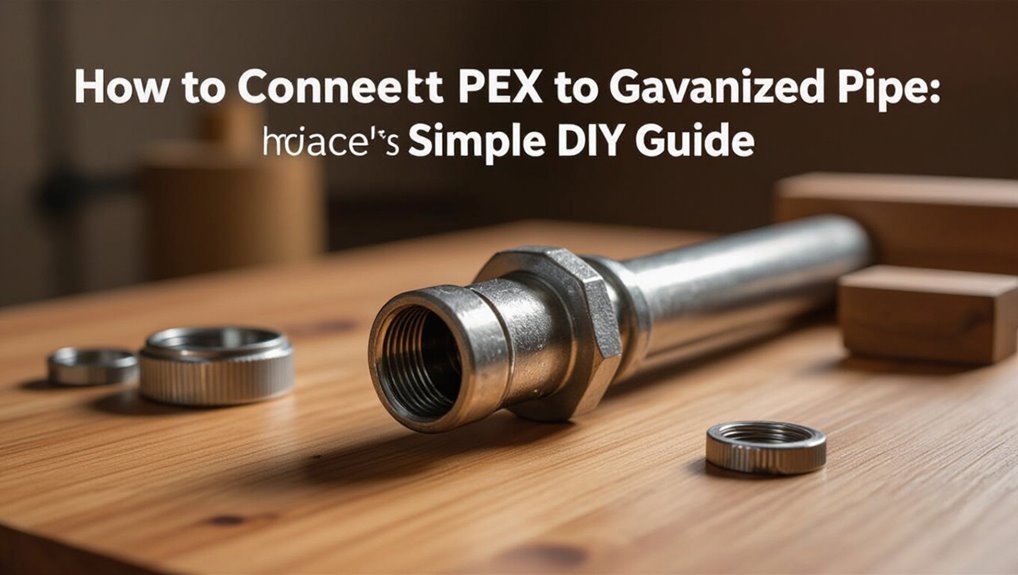pex to galvanized connection