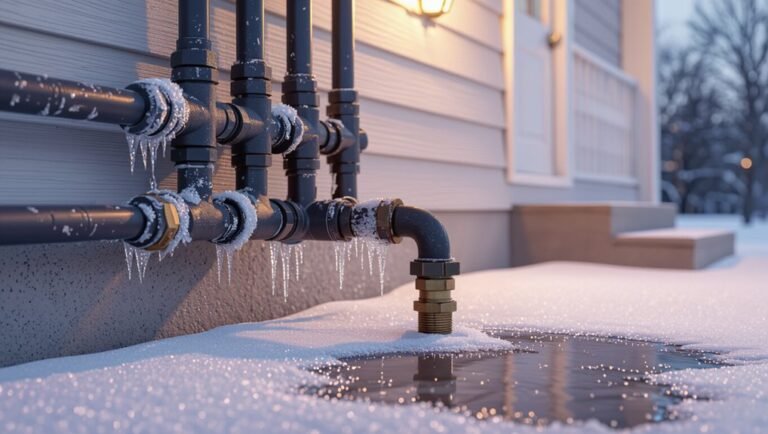 pipes freeze around 20 f