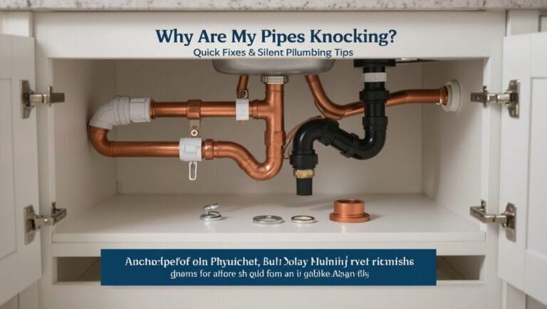 pipes knocking fix tips