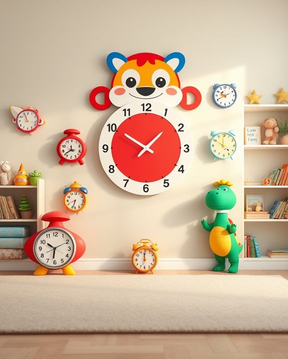 playful and educational timepieces