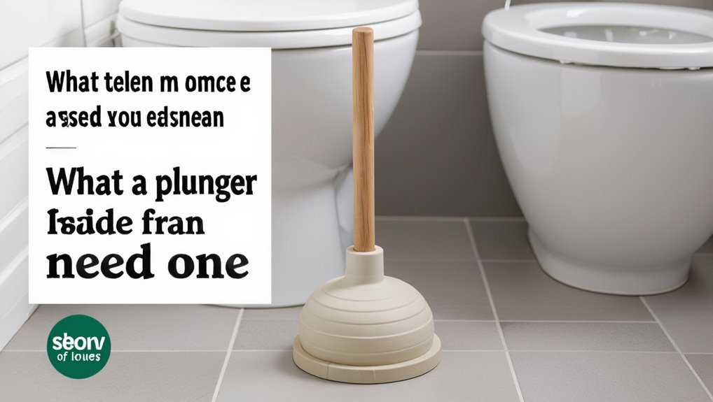 plunger for minor clogs