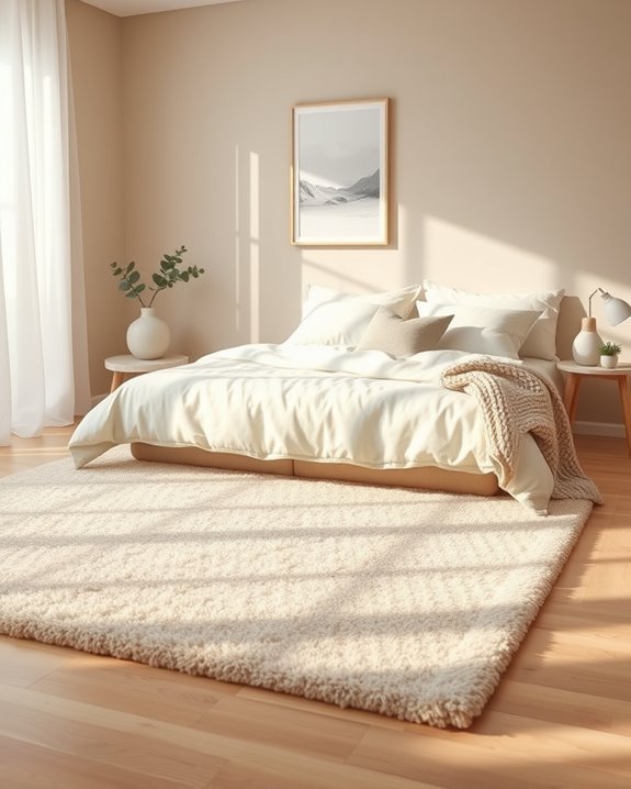 plush rugs enhance comfort