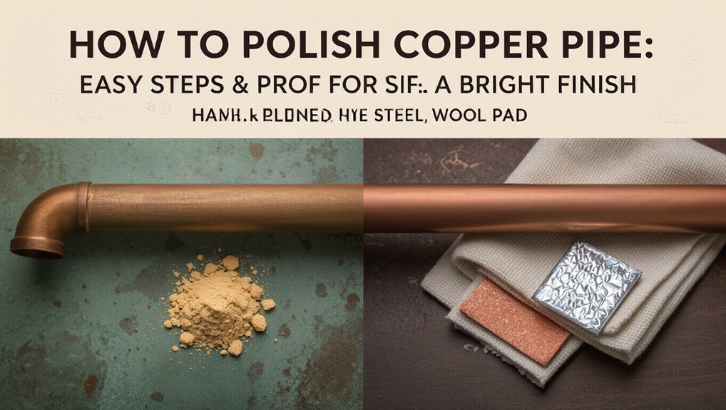 polish copper pipe bright finish