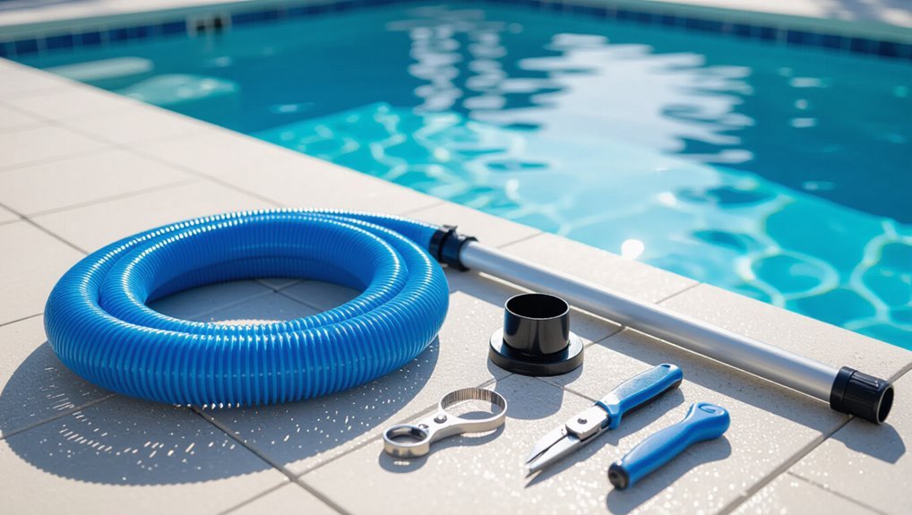 pool vacuum hose maintenance