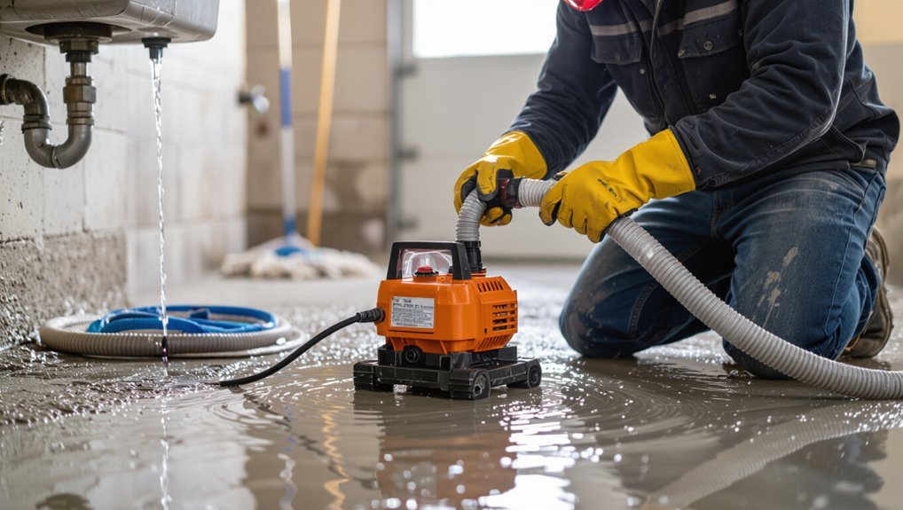 portable pump for water removal