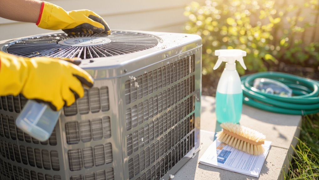 prepare for ac cleaning