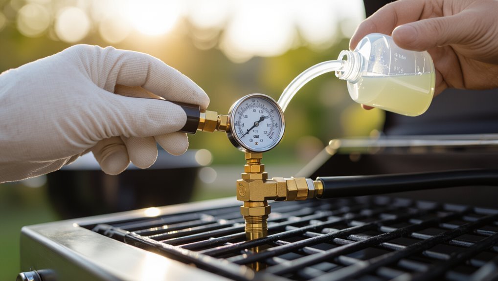 pressure test for leaks