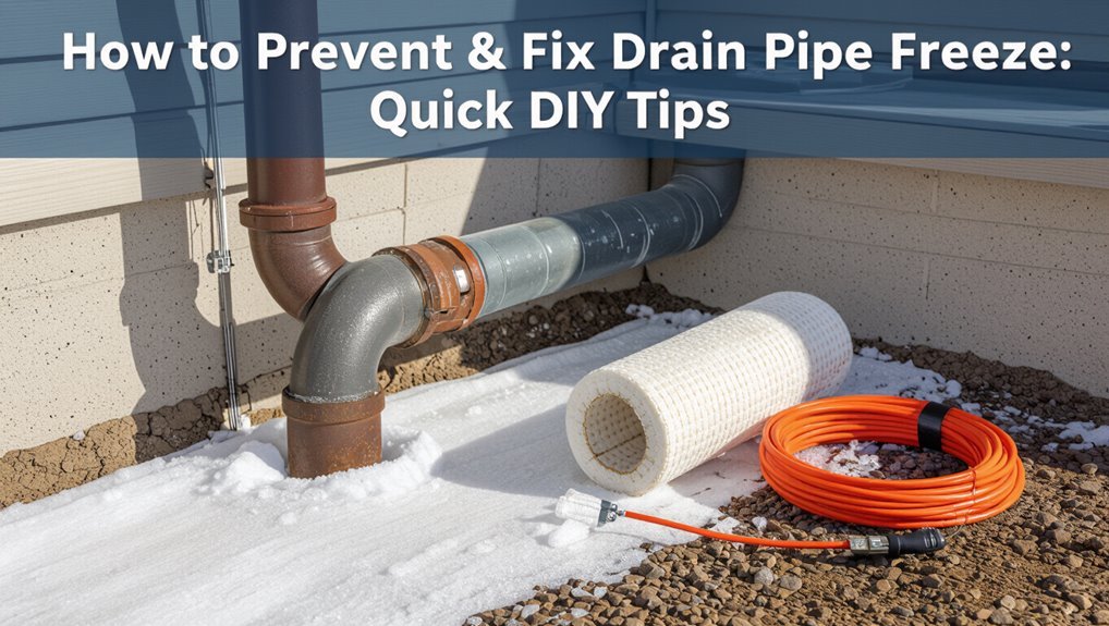 prevent and fix drain freeze