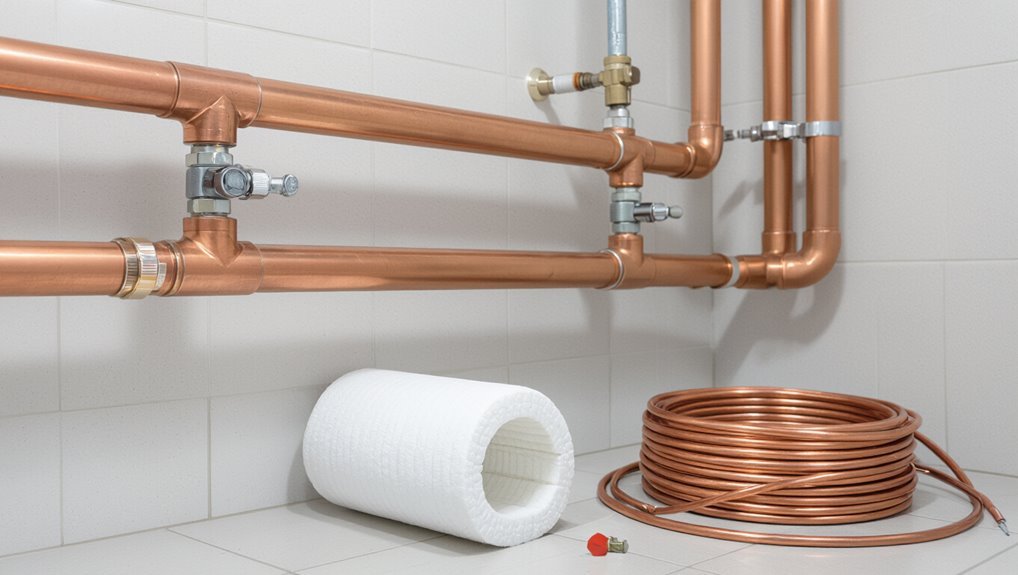 prevent freezing copper pipes