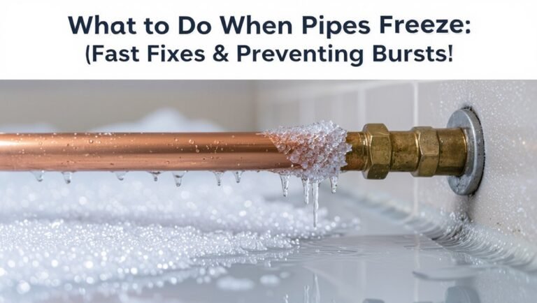prevent frozen pipes prevent bursts