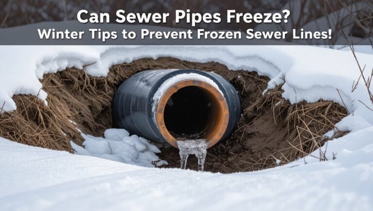 prevent frozen sewer lines