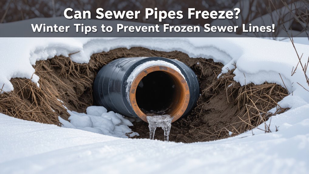 prevent frozen sewer lines