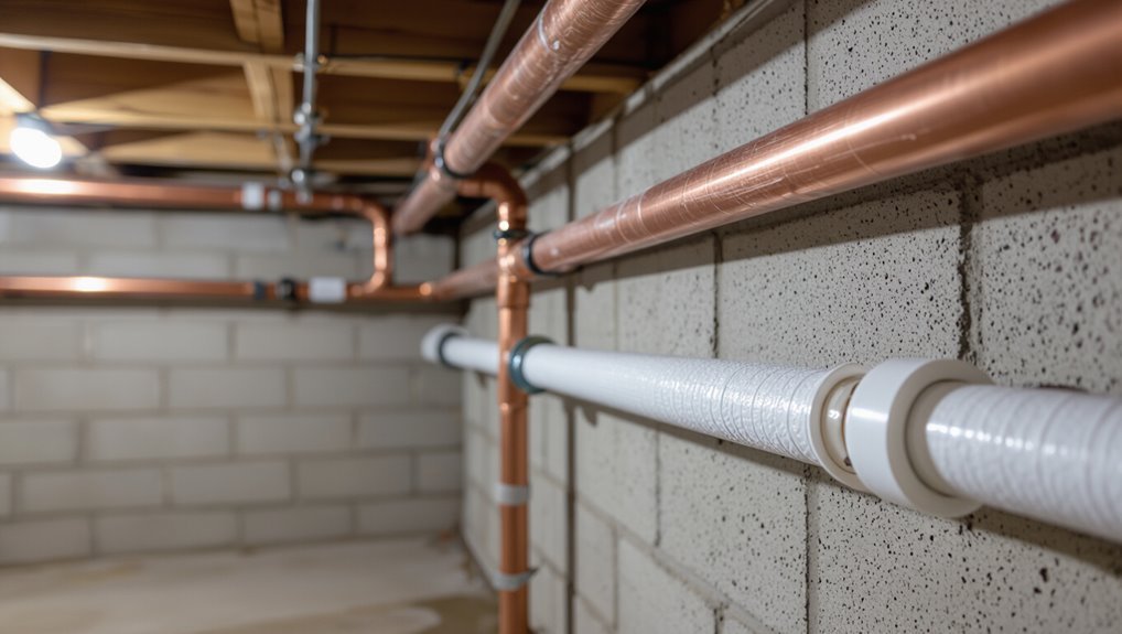 prevent pipes freezing with insulation
