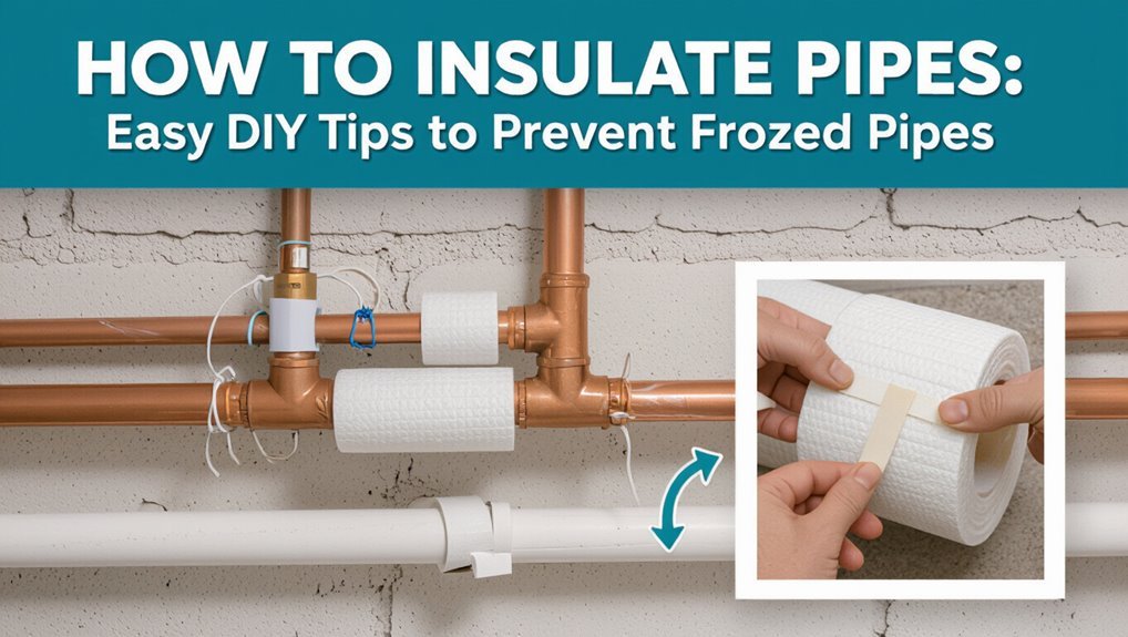 prevent pipes freezing with insulation