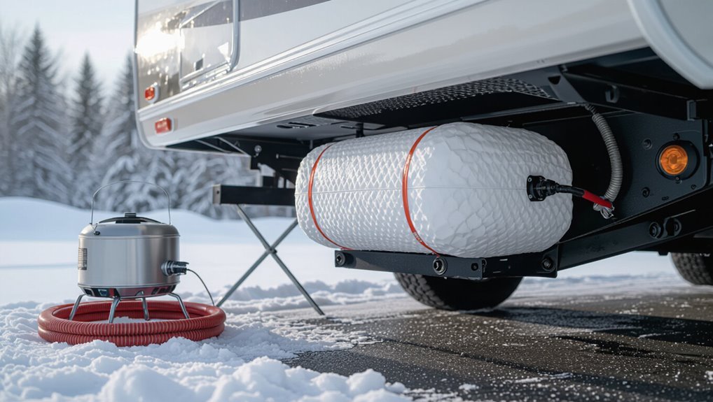 prevent rv tank freezing