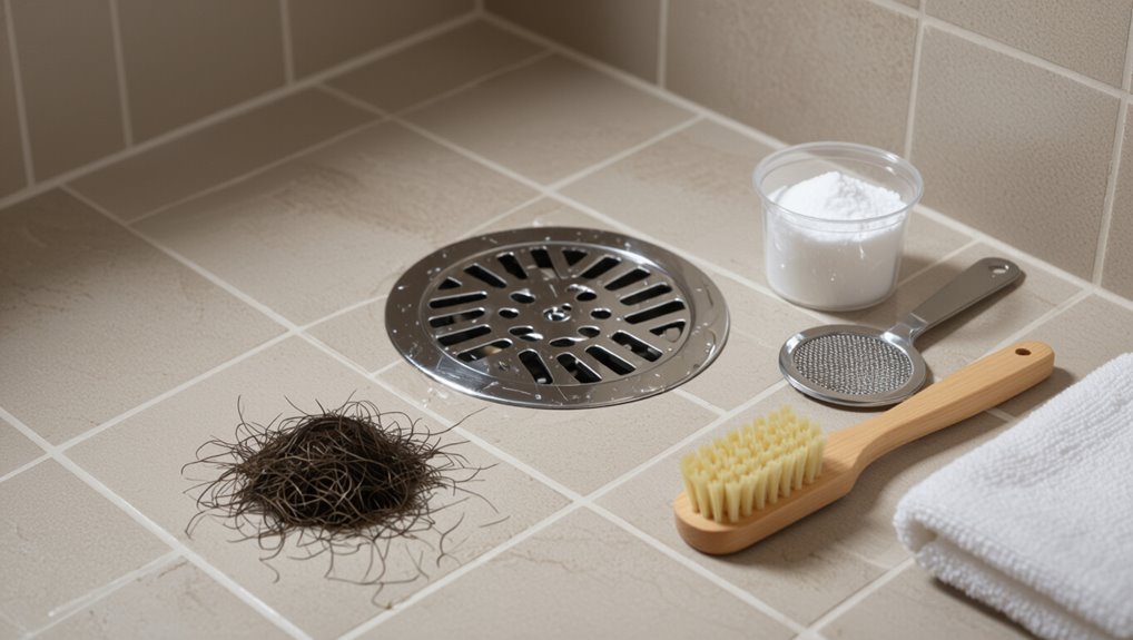 preventive shower drain maintenance