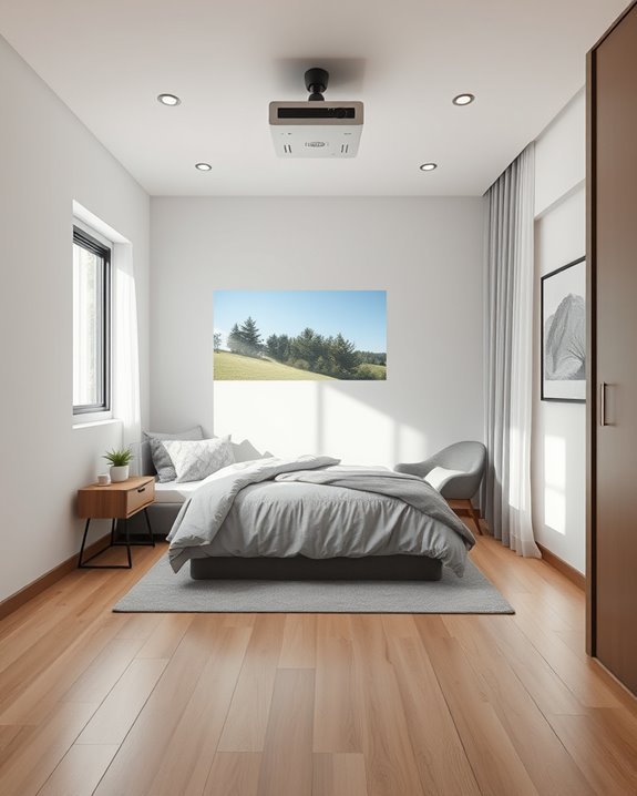 projector for space saving entertainment