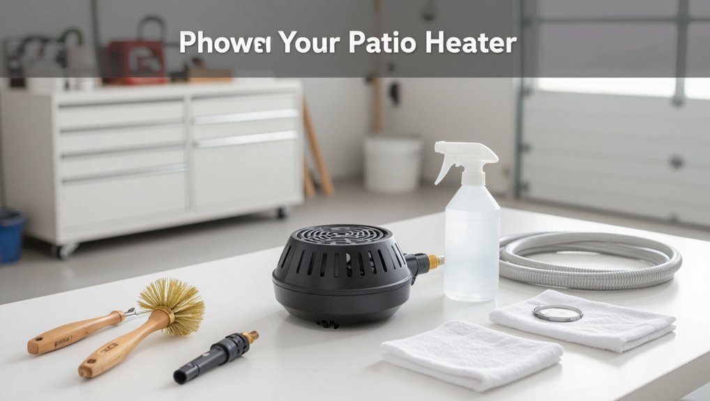 propane heater cleaning precautions