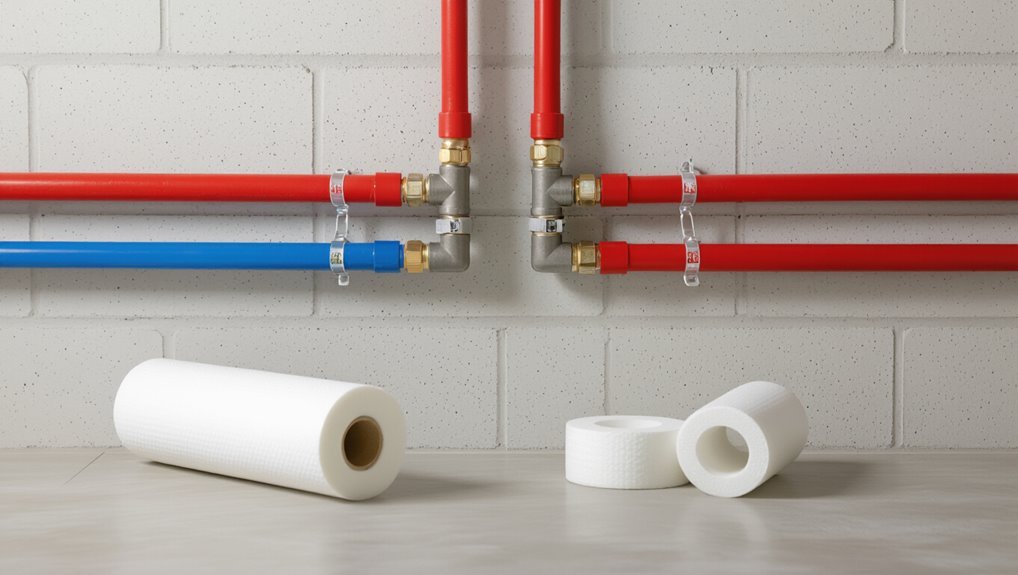 protect exposed pex pipes