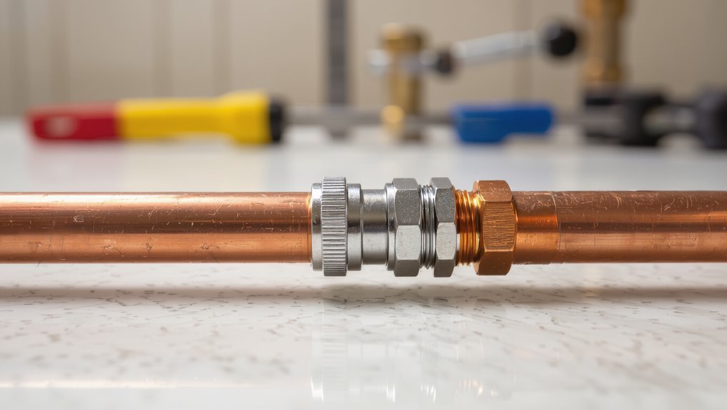 push fit connection with o ring