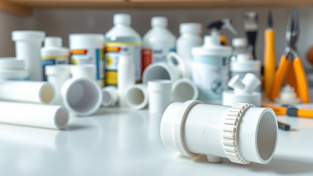 pvc adhesive ensures leak proof