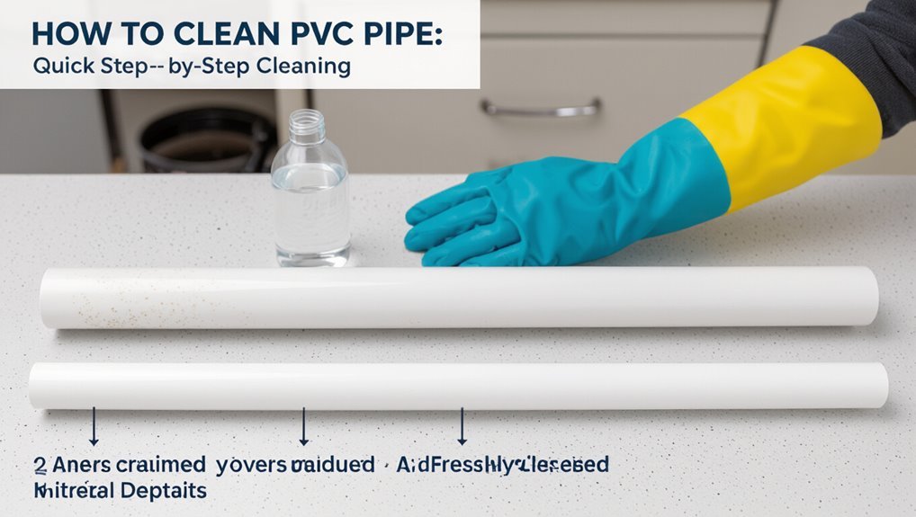 pvc pipe cleaning steps